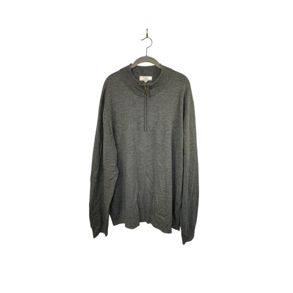 Turnbury Extra Fine Merino Wool Pullover Sweater Gray Size 2XT - Picture 1 of 5